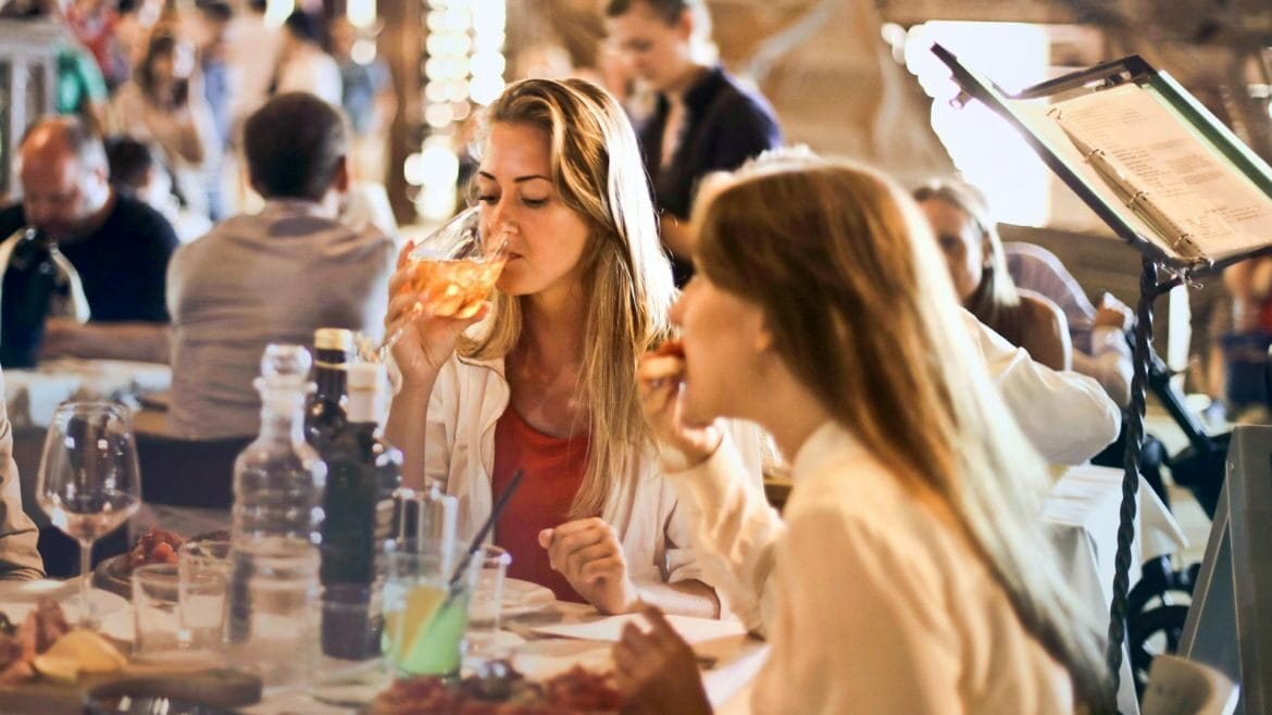 Potenzielle Kunden im Restaurant